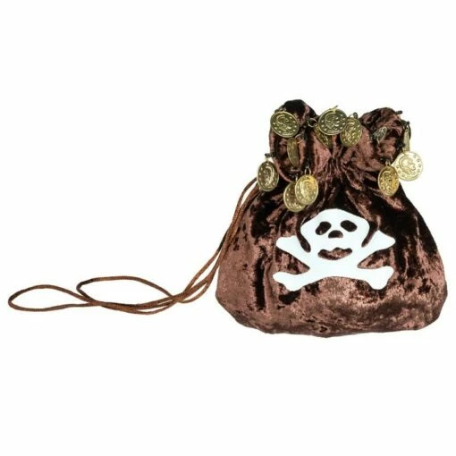 Bourse De Pirate Avec Breloques 6 Bourse De Pirate Avec Breloques -TRALALA DEGUISEMENT Soldes bourse de pirate avec breloques