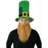 Chapeau Saint Patrick Avec Barbe -TRALALA DEGUISEMENT Soldes chapeau saint patrick avec barbe