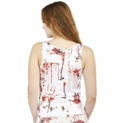 Débardeur Sanglant Femme Halloween -TRALALA DEGUISEMENT Soldes debardeur sanglant femme halloween 2