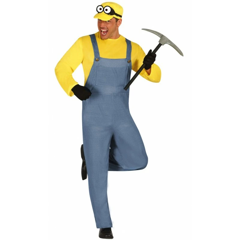 Déguisement Minion Mineur Adulte 3 Déguisement Minion Mineur Adulte