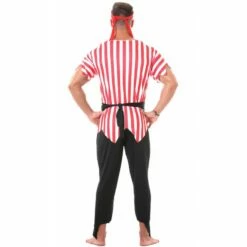 Déguisement Pirate Blanc Et Rouge Homme -TRALALA DEGUISEMENT Soldes deguisement pirate blanc et rouge homme 1