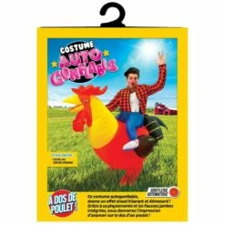 Déguisement Porte-Moi Coq Gonflable Adulte -TRALALA DEGUISEMENT Soldes deguisement porte moi coq gonflable adulte 1